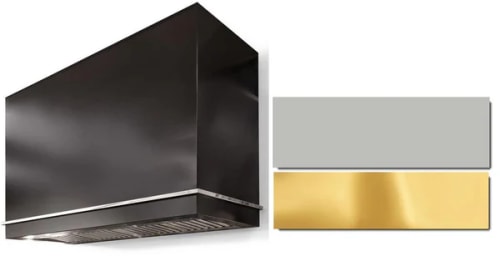 AGA Loge Series Classic Color Collection AH4830LGESSPB - LOGE 48 Inch Wall Mount Range Hood in Front View
