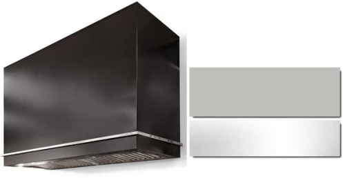 AGA Loge Series Classic Color Collection AH4830LGESSPC - LOGE 48 Inch Wall Mount Range Hood in Front View