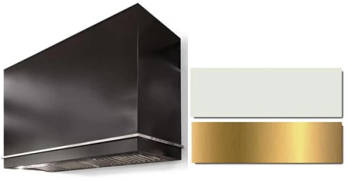 AGA Loge Series Classic Color Collection AH4830LGEWHTBB - LOGE 48 Inch Wall Mount Range Hood in Front View