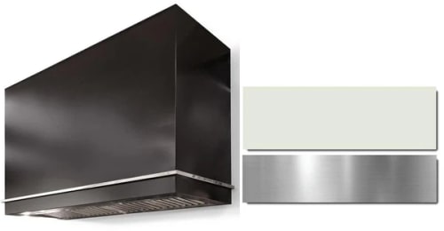 AGA Loge Series Classic Color Collection AH4830LGEWHTBN - LOGE 48 Inch Wall Mount Range Hood in Front View