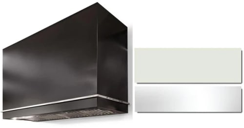 AGA Loge Series Classic Color Collection AH4830LGEWHTPC - LOGE 48 Inch Wall Mount Range Hood in Front View