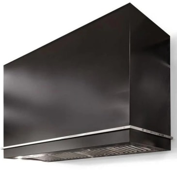 AGA Loge Series Classic Color Collection AH4842LGEBLKBN - LOGE 48 Inch Wall Mount Range Hood in Front View