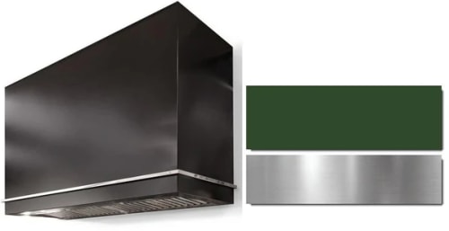 AGA Loge Series Classic Color Collection AH4842LGECWGBN - LOGE 48 Inch Wall Mount Range Hood in Front View