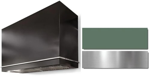 AGA Loge Series SoHo Collection AH4842LGEMGBN - LOGE 48 Inch Wall Mount Range Hood in Front View
