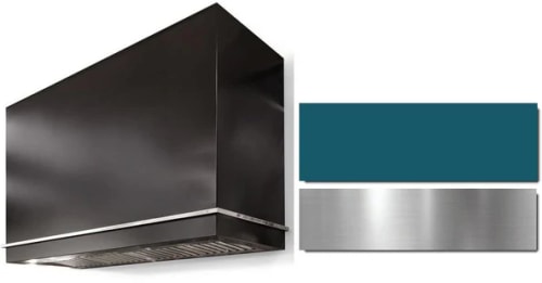 AGA Loge Series SoHo Collection AH4842LGESALBN - LOGE 48 Inch Wall Mount Range Hood in Front View