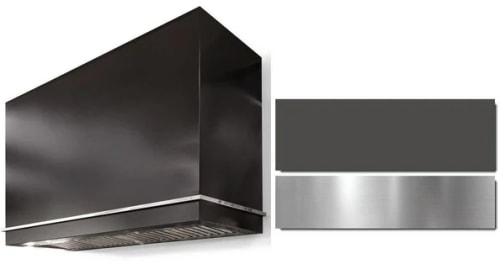 AGA Loge Series SoHo Collection AH4842LGESLTBN - LOGE 48 Inch Wall Mount Range Hood in Front View