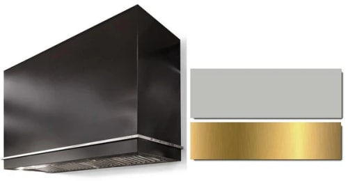 AGA Loge Series Classic Color Collection AH4842LGESSBB - LOGE 48 Inch Wall Mount Range Hood in Front View