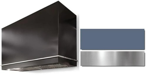 AGA Loge Series SoHo Collection AH4842LGESTBBN - LOGE 48 Inch Wall Mount Range Hood in Front View