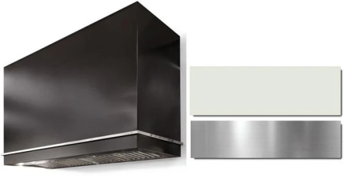 AGA Loge Series Classic Color Collection AH4842LGEWHTBN - LOGE 48 Inch Wall Mount Range Hood in Front View