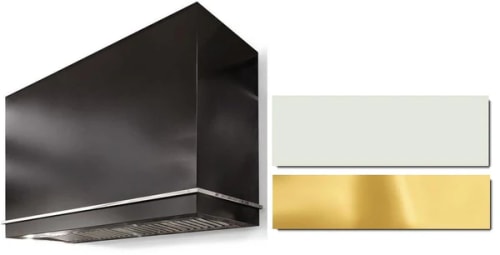 AGA Loge Series Classic Color Collection AH4842LGEWHTPB - LOGE 48 Inch Wall Mount Range Hood in Front View