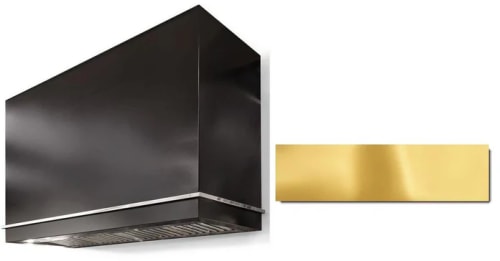 AGA Loge Series Classic Color Collection AH4854LGEBLKPB - LOGE 48 Inch Wall Mount Range Hood in Front View