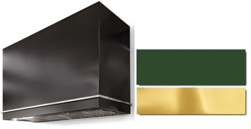 AGA Loge Series Classic Color Collection AH4854LGECWGPB - LOGE 48 Inch Wall Mount Range Hood in Front View