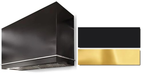 AGA Loge Series Classic Color Collection AH4854LGEMBLPB - LOGE 48 Inch Wall Mount Range Hood in Front View