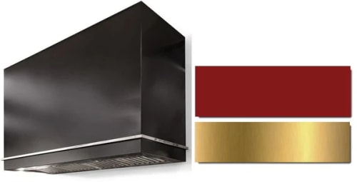 AGA Loge Series SoHo Collection AH4854LGEPCRBB - LOGE 48 Inch Wall Mount Range Hood in Front View