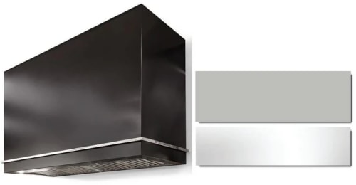 AGA Loge Series Classic Color Collection AH4854LGESSPC - LOGE 48 Inch Wall Mount Range Hood in Front View