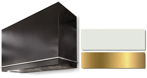 AGA Loge Series Classic Color Collection AH4854LGEWHTBB - LOGE 48 Inch Wall Mount Range Hood in Front View