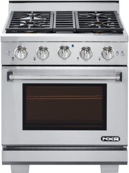 NXR Culinary Series AK3001 - 30 Inch Gas Pro Range with 4.5 Cu. Ft. Oven Capacity