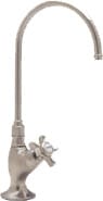 Rohl Country Kitchen Collection AKIT1635LMSTN2 - Satin Nickel (5-Spoke Cross-Handle Shown)