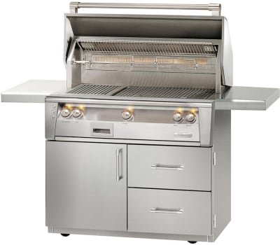 Alfresco Deluxe Cart ALXE42CDLP - Freestanding LXE Grill on Deluxe Cart