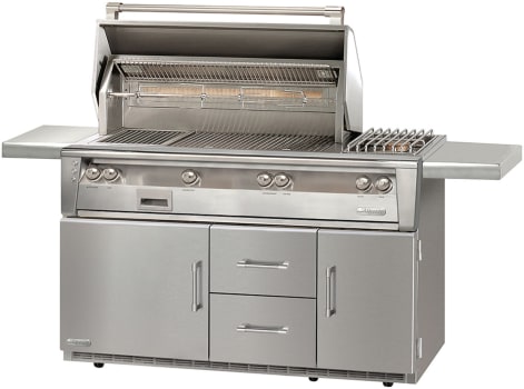 Alfresco Refrigerated Cart ALXE56SZRLP - Freestanding LXE Grill on Refrigerated Cart