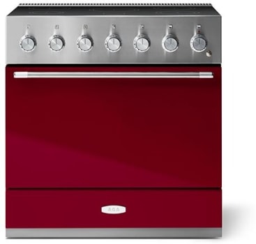 AGA Mercury SoHo Collection AMC36INCNB - 36 Inch Freestanding Induction Range with 5 Elements (Front View)
