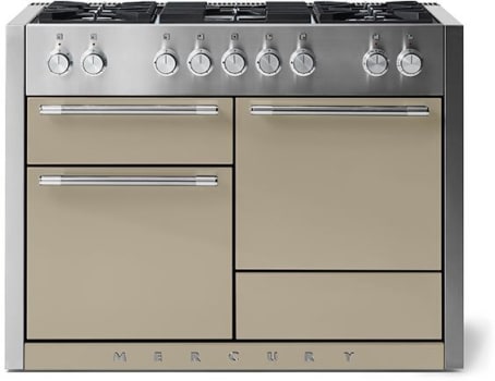 AGA Mercury SoHo Collection AMC48DFFWN - 48 Inch Freestanding Dual Fuel Range with 5 Sealed Burners in Front View