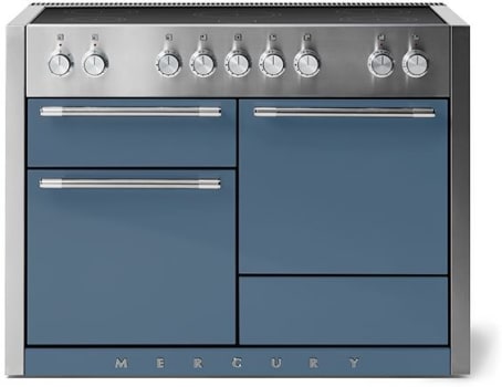 AGA Mercury SoHo Collection AMC48INSTB - 48 Inch Freestanding Induction Range with 5 Elements in Front View