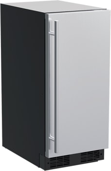Marvel Classic Collection MLBV215SS01A - 15 Inch Built-In Undercounter Beverage Center in Angled View
