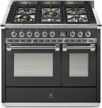 Steel Cucine Ascot Series AQY10SF4MANC - 40 Inch Freestanding Dual Fuel Range