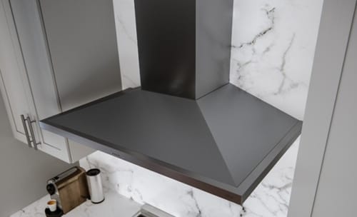 Zephyr ZANM90CBS 36 Inch Wall Mount Chimney Hood with Titanium