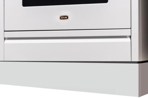 Ilve APZ150140B - APZ150/140/B White Toe Kick for 60" Nostalgie and Pro Ilve Range