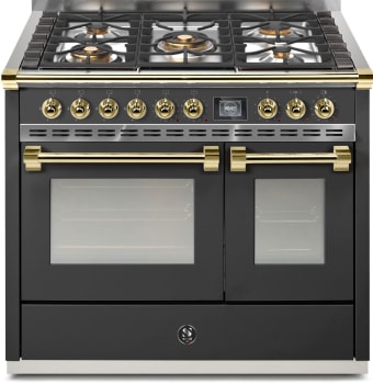 Steel Cucine Ascot Series AQY10SF4MANO - 40 Inch Freestanding Dual Fuel Range