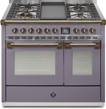 Steel Cucine Ascot Series AQY10SF4TAAB - 40 Inch Freestanding Dual Fuel Range