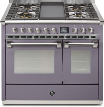 Steel Cucine Ascot Series AQY10SF4TAAN - 40 Inch Freestanding Dual Fuel Range