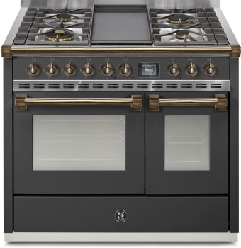 Steel Cucine Ascot Series AQY10SF4TANB - 40 Inch Freestanding Dual Fuel Range