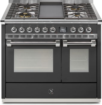 Steel Cucine Ascot Series AQY10SF4TANC - 40 Inch Freestanding Dual Fuel Range