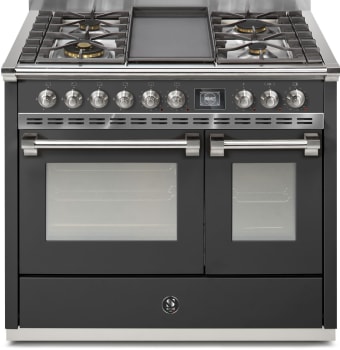Steel Cucine Ascot Series AQY10SF4TANN - 40 Inch Freestanding Dual Fuel Range