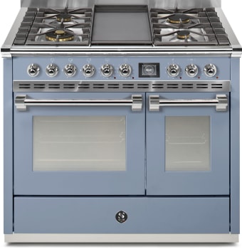 Steel Cucine Ascot Series AQY10SF4TCEC - 40 Inch Freestanding Dual Fuel Range