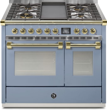 Steel Cucine Ascot Series AQY10SF4TCEO - 40 Inch Freestanding Dual Fuel Range