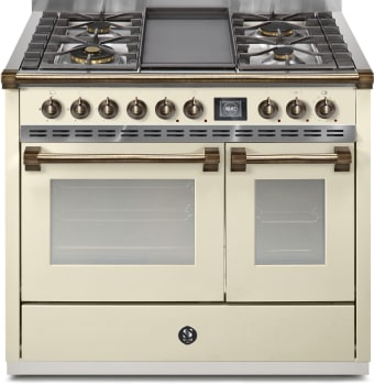 Steel Cucine Ascot Series AQY10SF4TCRB - 40 Inch Freestanding Dual Fuel Range