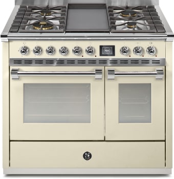 Steel Cucine Ascot Series AQY10SF4TCRC - 40 Inch Freestanding Dual Fuel Range