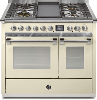 Steel Cucine Ascot Series AQY10SF4TCRN - 40 Inch Freestanding Dual Fuel Range