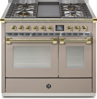 Steel Cucine Ascot Series AQY10SF4TSAO - 40 Inch Freestanding Dual Fuel Range