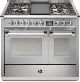 Steel Cucine Ascot Series AQY10SF4TSSN - 40 Inch Freestanding Dual Fuel Range