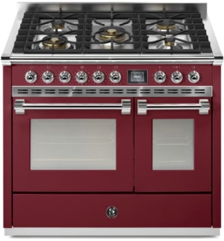 Steel Cucine Ascot Series AQY10SF4MBRC - 40 Inch Freestanding Dual Fuel Range