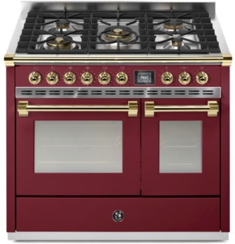 Steel Cucine Ascot Series AQY10SF4MBRO - 40 Inch Freestanding Dual Fuel Range