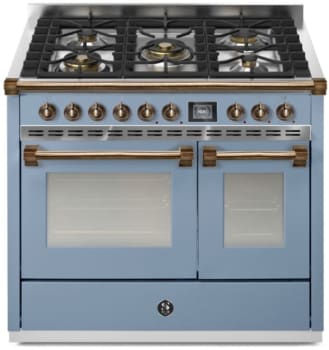 Steel Cucine Ascot Series AQY10SF4MCEB - 40 Inch Freestanding Dual Fuel Range