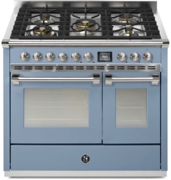 Steel Cucine Ascot Series AQY10SF4MCEN - 40 Inch Freestanding Dual Fuel Range