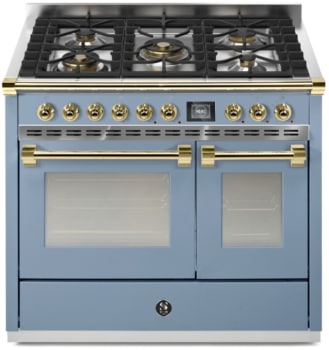 Steel Cucine Ascot Series AQY10SF4MCEO - 40 Inch Freestanding Dual Fuel Range