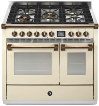 Steel Cucine Ascot Series AQY10SF4MCRB - 40 Inch Freestanding Dual Fuel Range